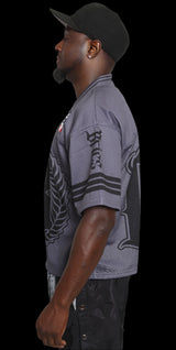 "HOF" Deluxe Gray Jersey