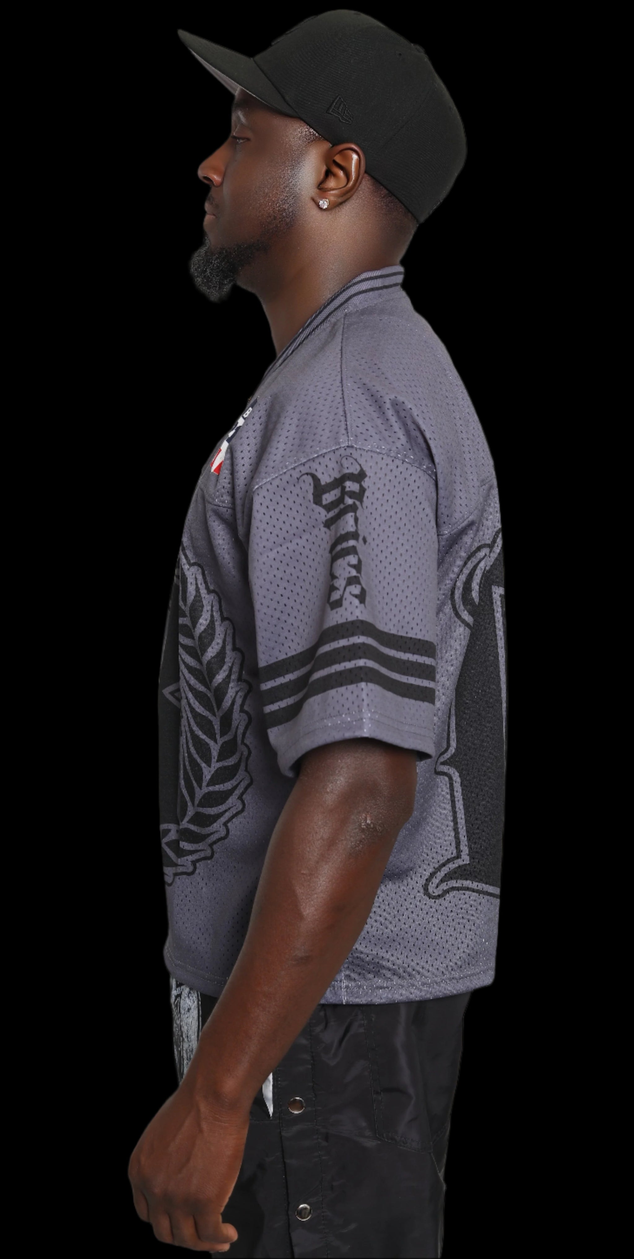 "HOF" Deluxe Gray Jersey