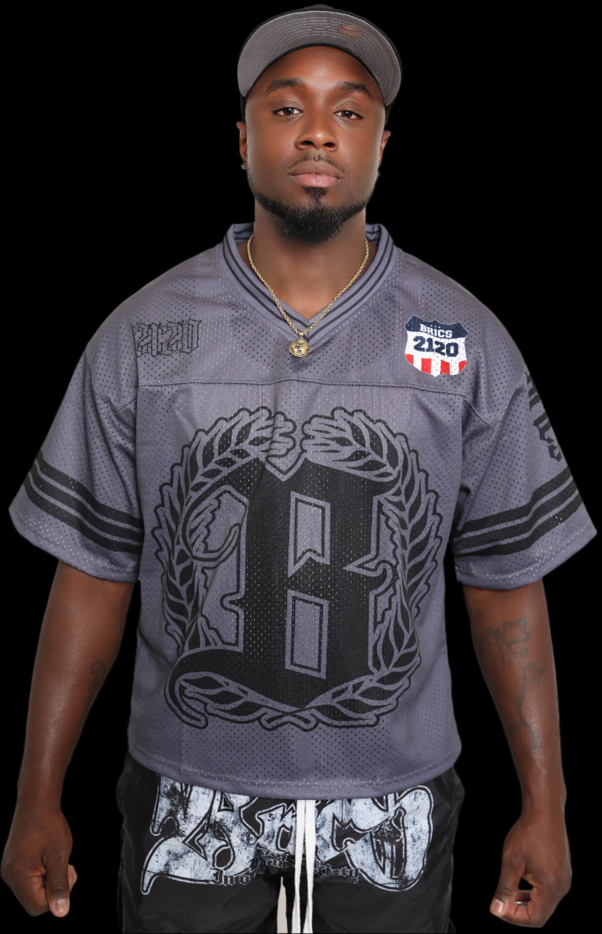 "HOF" Deluxe Gray Jersey