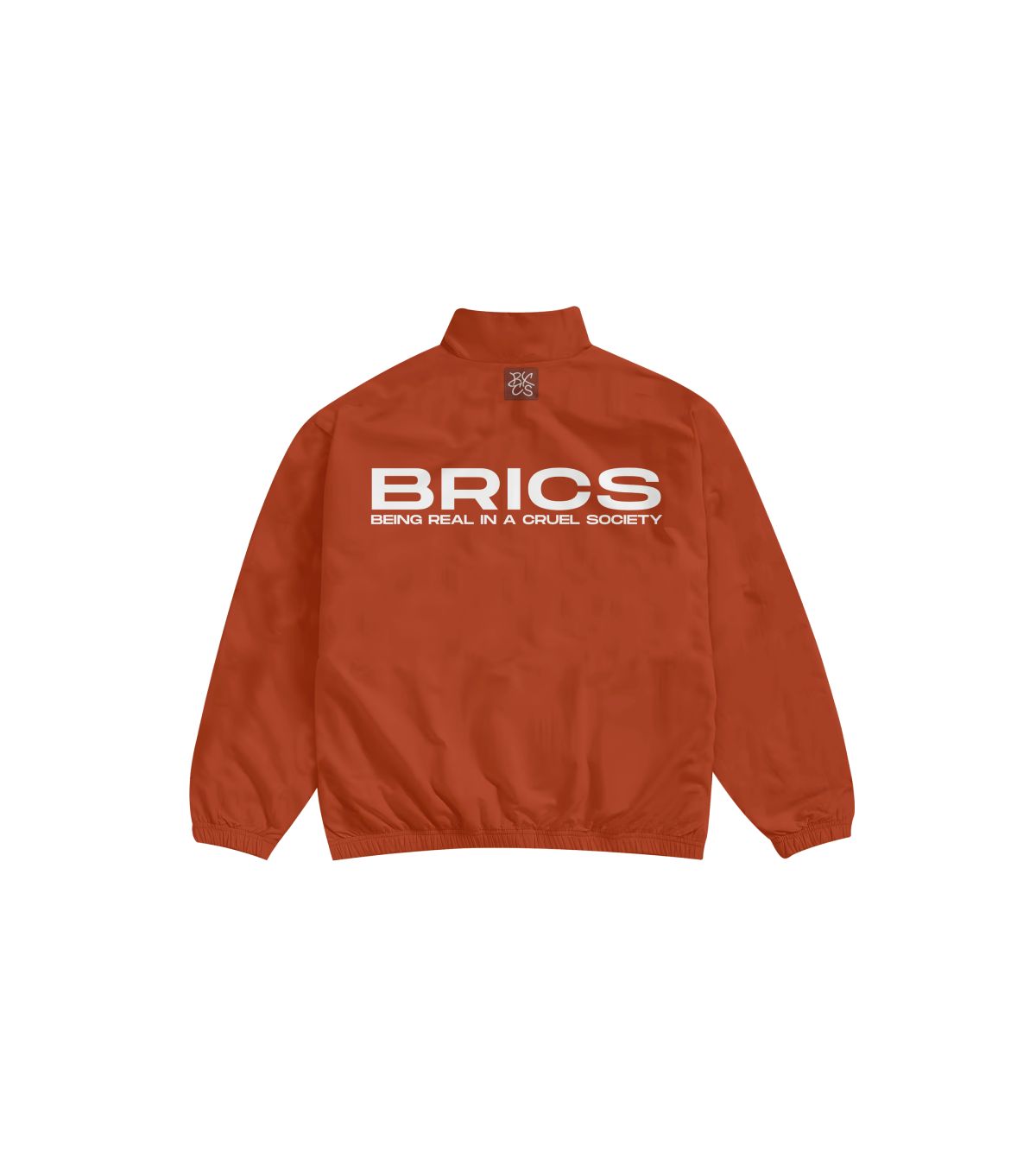 Terracotta Nylon Hoodie