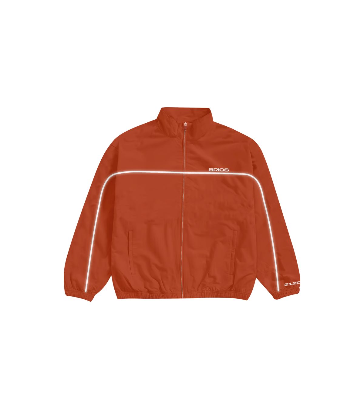 Terracotta Nylon Hoodie